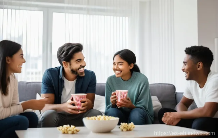 드라마와 뇌 건강  감정 자극의 효과 - **Shared Emotional Journey and Connection:**
    A diverse group of adults and teenagers (all fully ...